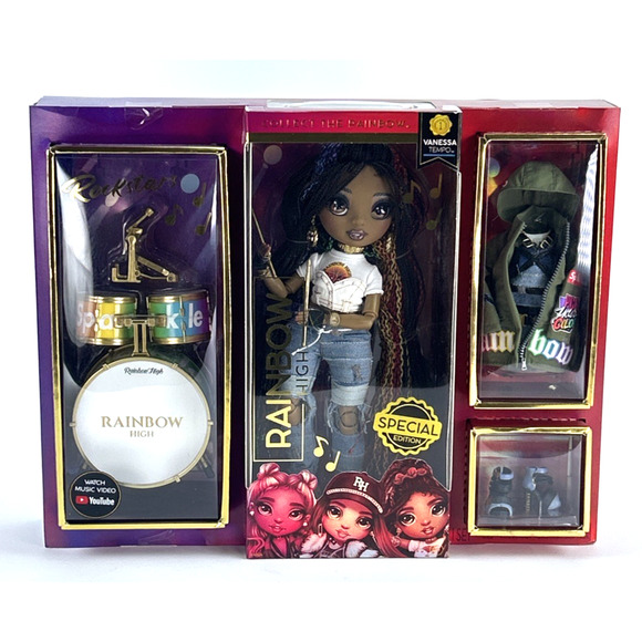 Rainbow High Special Edition Rockstar Vanessa Tempo Fashion Doll Mgae New in Box - Picture 1 of 11
